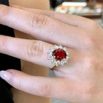 Moses Signature Red Spinel Ring 200-07063