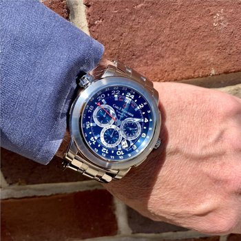 Pre-owned Bucherer Patravi TravelTec 500-03204