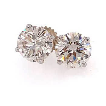 4.02 Carat TW Diamond Stud Earrings 150-16943