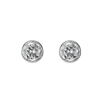 Sparkling Bezel Set Earrings 650-647774