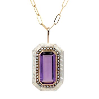 Amethyst Necklace 800-05507