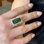 Moses Signature Green Tourmaline Ring 200-07064