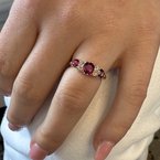 Signature Estate English Victorian Ruby & Diamond Band 802-00239