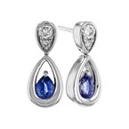 Wear-EVERY-Where Blue Sapphire Earrings 210-00386