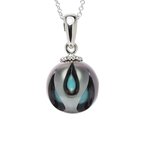 Galatea Tahitian Carved Pearl Necklace 340-28999
