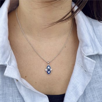 Blue Sapphire Necklace 230-00554