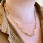 Charles Garnier Paris Paperclip Necklace 650-648327