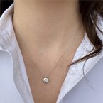 Moses Signature Diamond Solitaire Necklace 160-14679